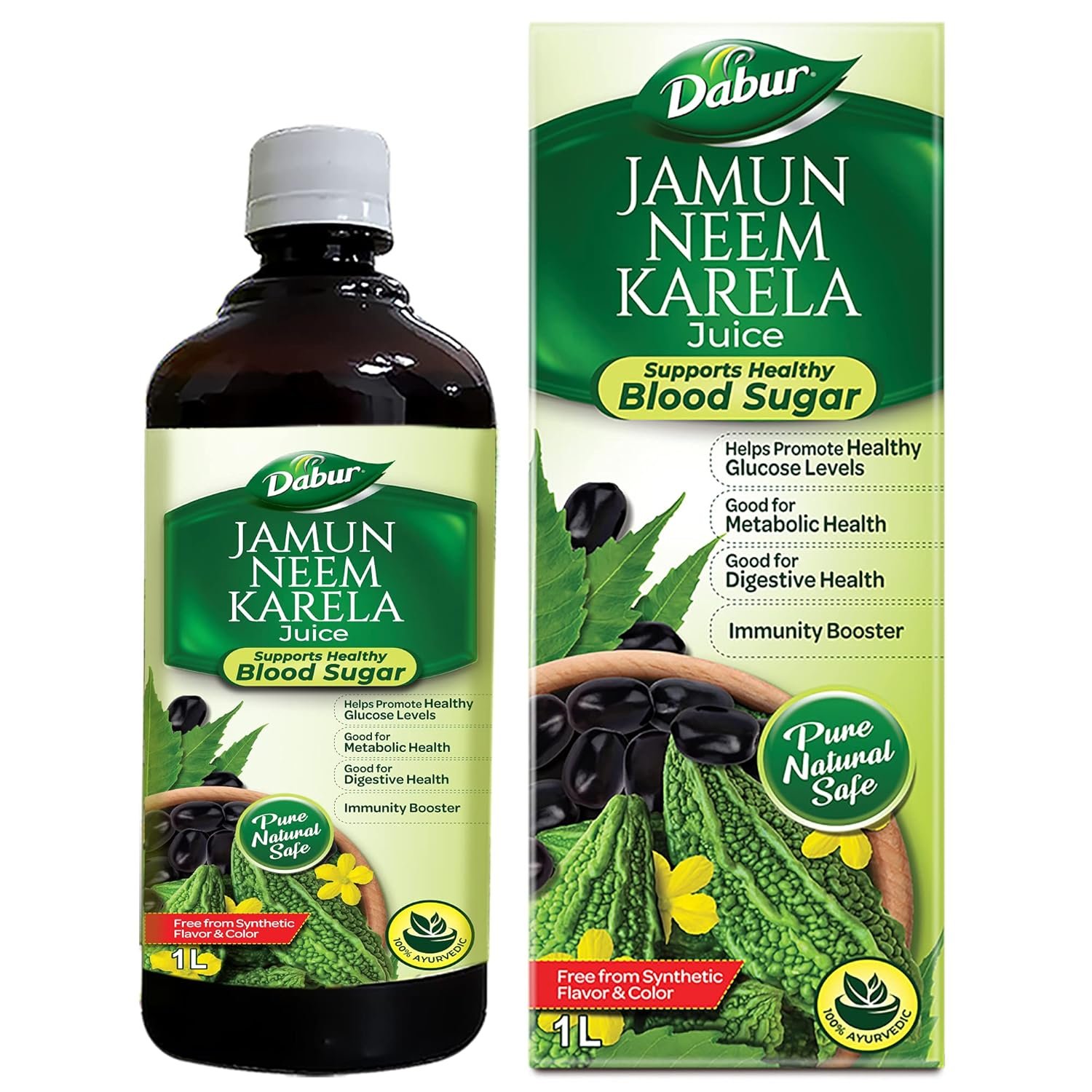 815ISK5MWBL._SL1500_ Dabur Jamun Neem Karela Juice - 1L - Image 1