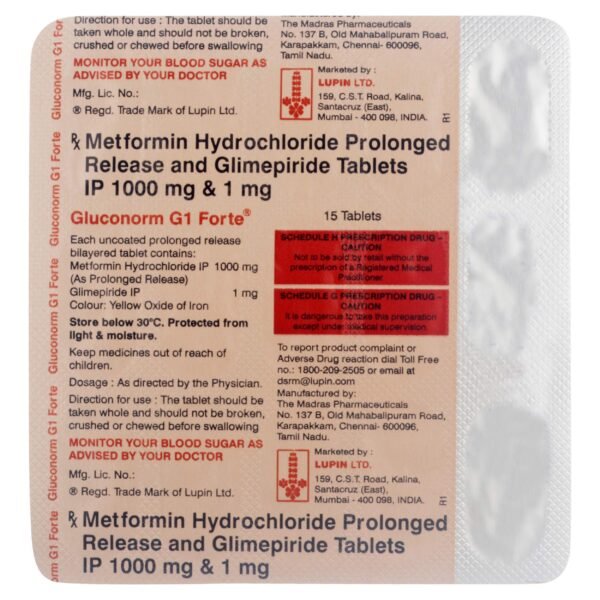 gluconorm g1 forte