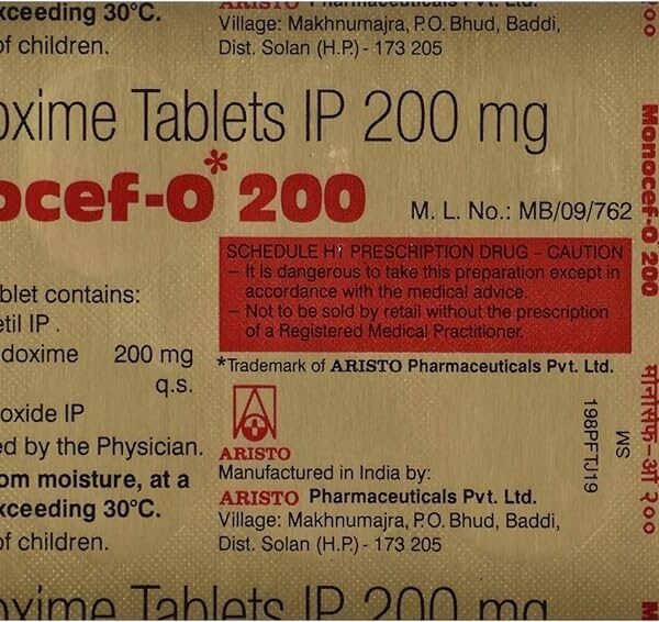 Monocef O 200 Tablet